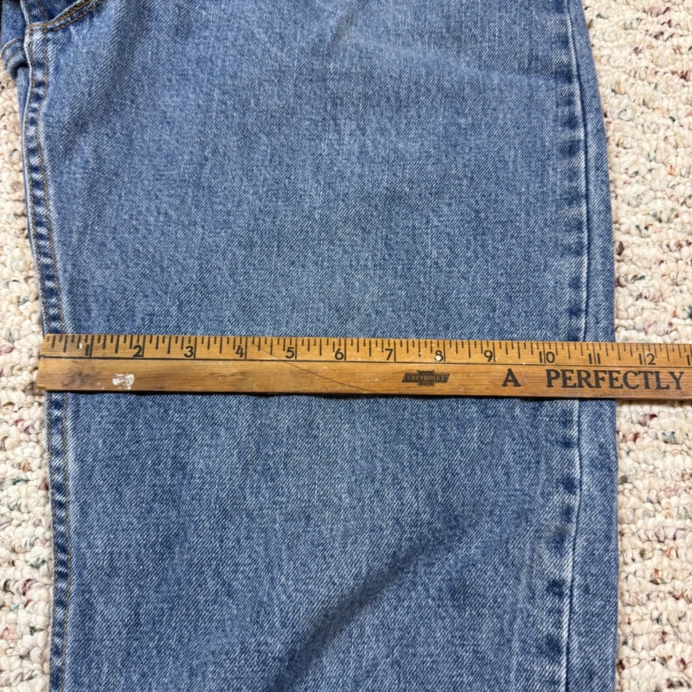 Levis 550 Relaxed Fit Tapered Leg Jeans Mens 36x31 Blue Vintage Made in USA - Picture 10 of 15